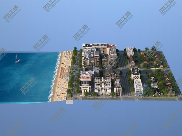 images/goods_img/20210312/Beach Town 3D model/5.jpg